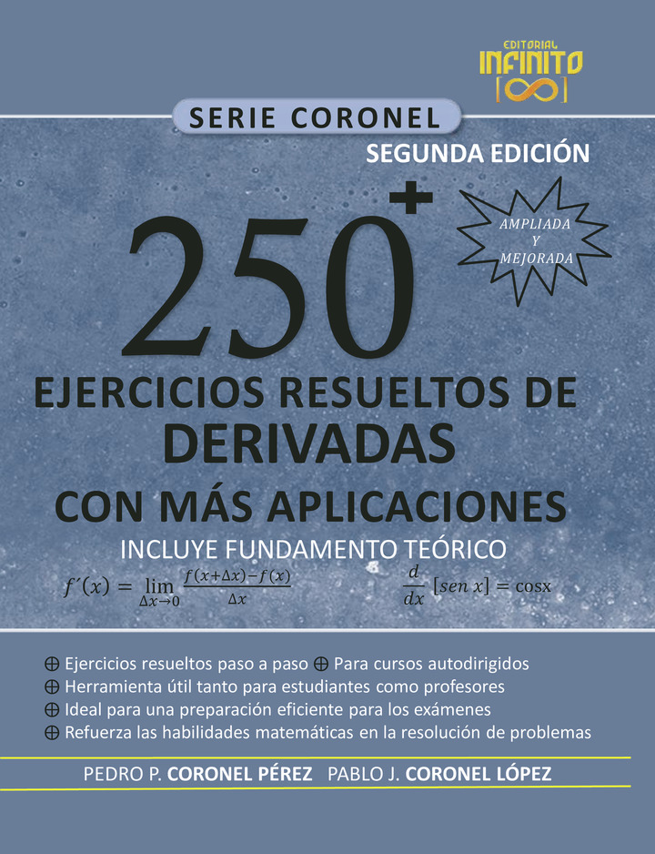 250 EJERCICIOS RESUELTOS DE DERIVADAS CON MÁS APLICACIONES